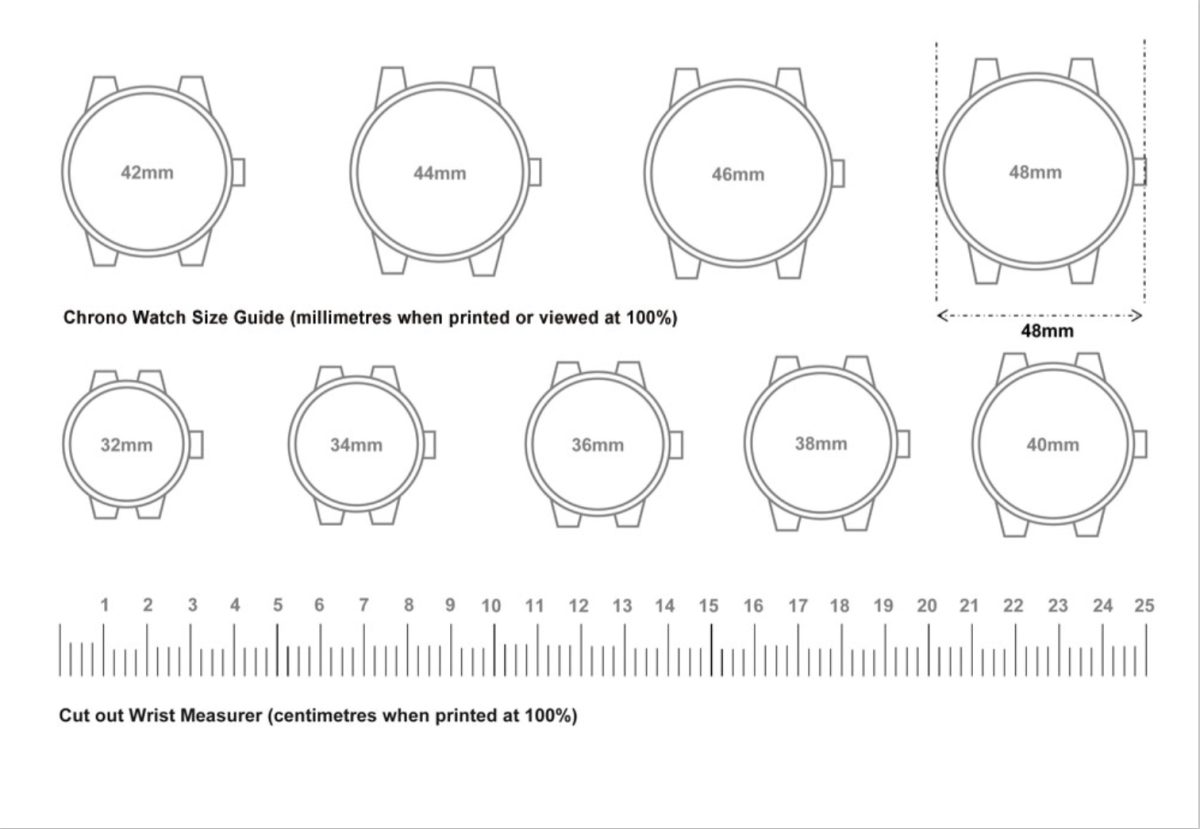 Watch Case Size Measurement